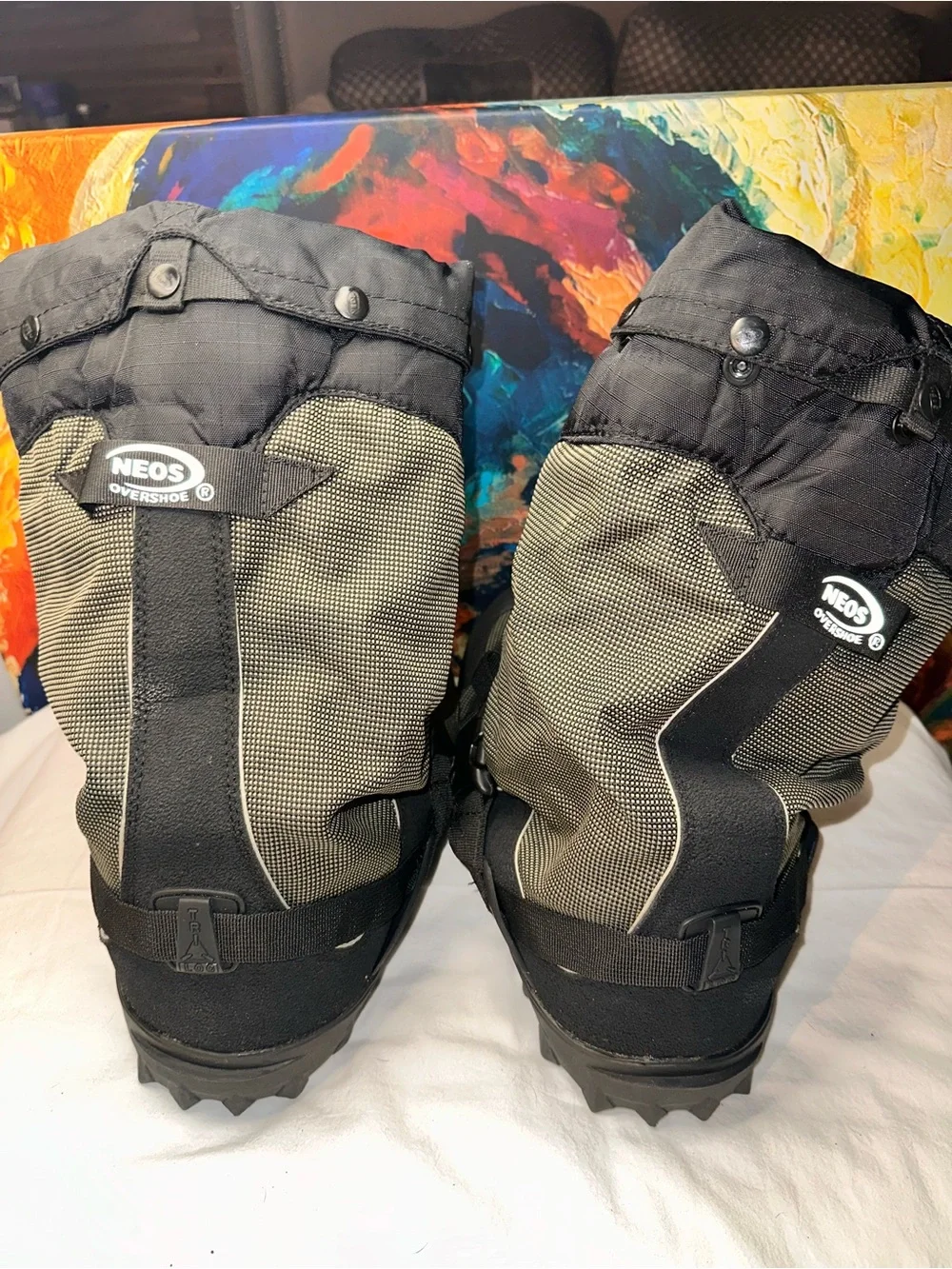 No.16 NEOS Navigator 5 N5P3 Waterproof Insulated Overshoes, Gray, Size XXL
